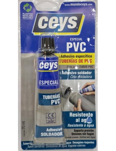 CEYS ADHESIVE PVC PIPES 70ML.