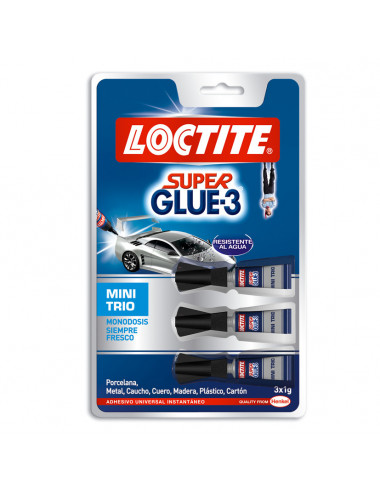 LOCTITE SUPER GLUE-3 3X1GR....